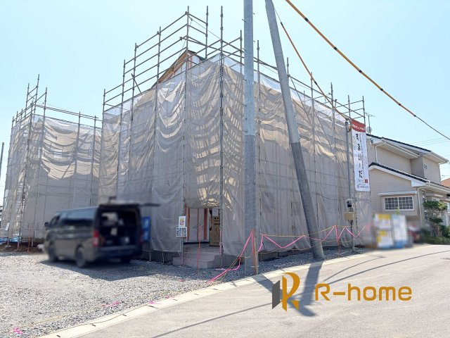 ひたちなか市中根9期　新築戸建て　4号棟の外観|ご予約を頂ければ、『平日』はもちろん『早朝』や『夜間』もご見学可能です♪お気軽にお申し付けください♪