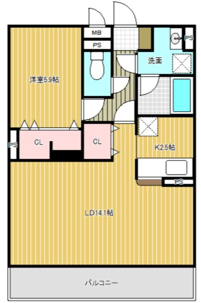 パミール大成の間取り