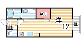 【間取り】 | シャーメゾン岡山B棟