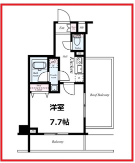 【間取り】 | アレスグーテ北千住