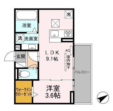【間取り】 | トレンタ氷室【名古屋市賃貸・宅配ボックス】