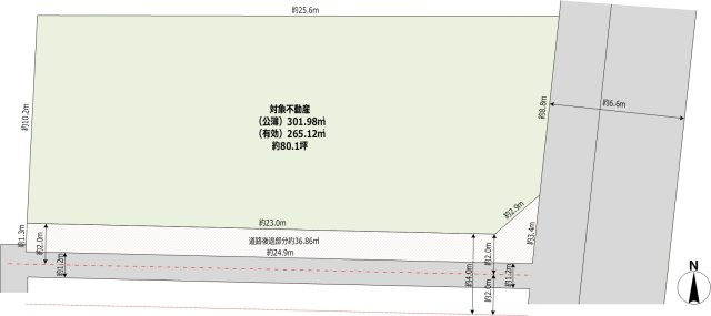 大阪市淀川区加島３丁目　土地の土地図