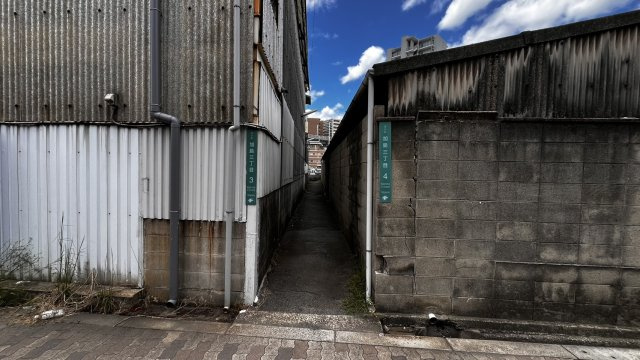 大阪市淀川区加島３丁目　土地の前面道路含む現地写真