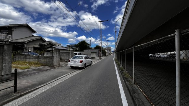 大阪市淀川区加島３丁目　土地の前面道路含む現地写真