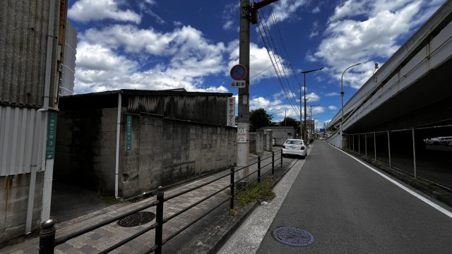 大阪市淀川区加島３丁目　土地の前面道路含む現地写真