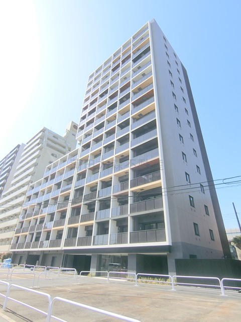 シーズンフラッツ大森西の外観|2026年3月築　RC鉄筋コンクリート造地上15階建て総戸数115戸
東京都大田区大森西5丁目　京浜急行本線大森町駅徒歩4分.梅屋敷駅徒歩5分
