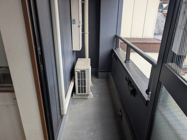 トーヨービルのバルコニー