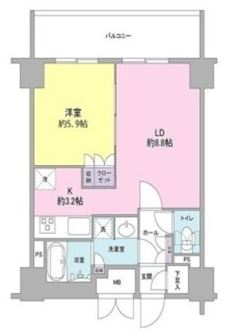 コンフォリア春日富坂の間取り