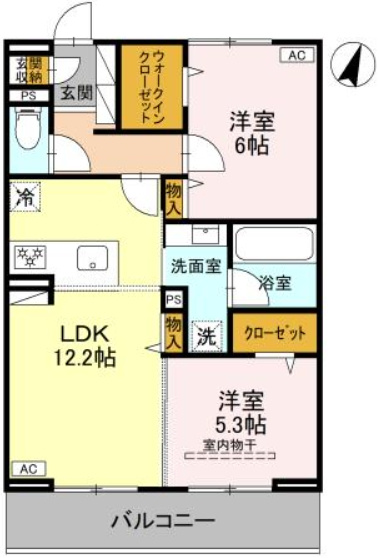 コアひばりヶ丘の間取り