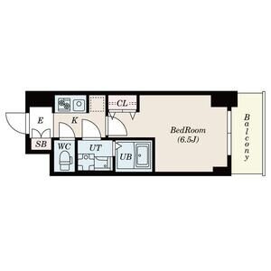 S-RESIDENCE阿波座WESTの間取り