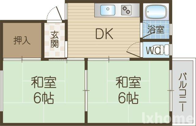 グリーンハイツＢ棟の間取り