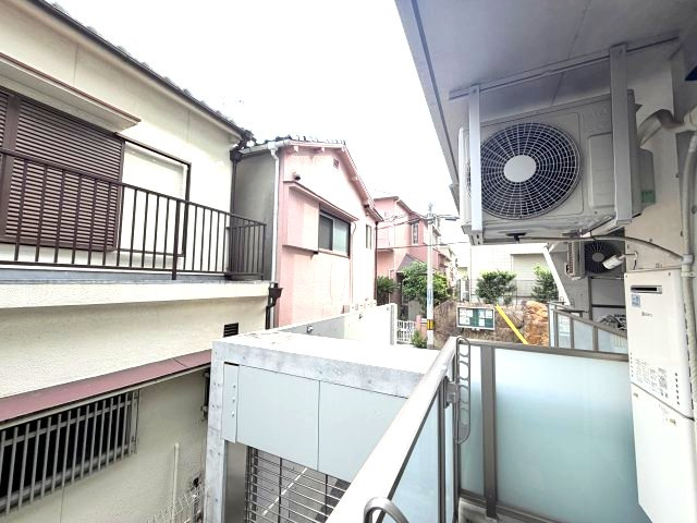 エカルラート青谷のバルコニー