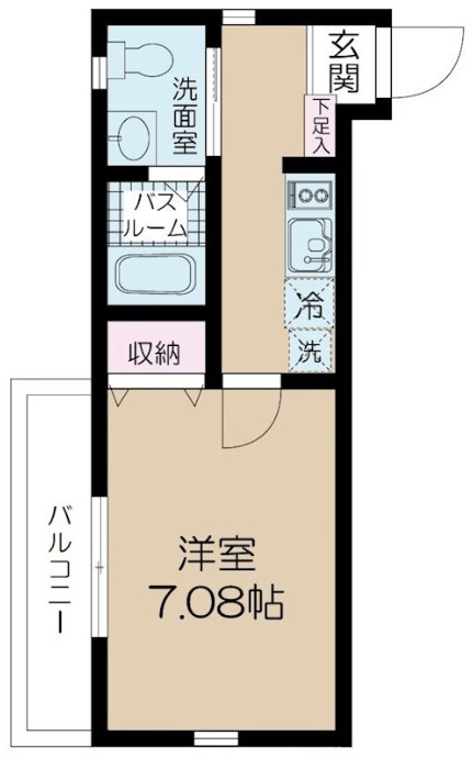 NSGATE五反野twoの間取り