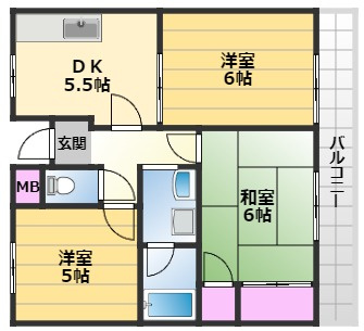 【間取り】 | ベルメゾン上松