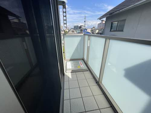 熊本市中央区薬園町の賃貸マンションのバルコニー