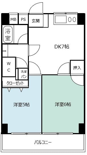 【間取り】 | 第6高光マンション