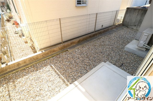 松本様戸建借家の庭|※パース写真