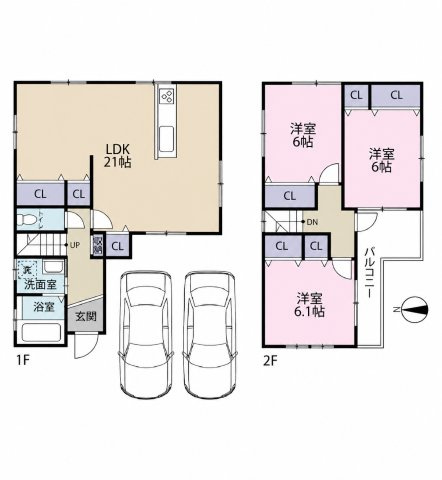 藤井寺市大井3丁目の間取り