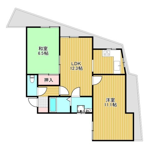 PAO南桜塚の間取り
