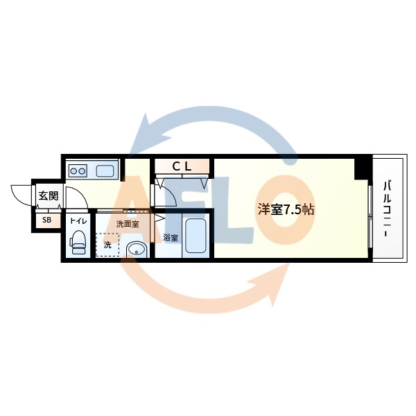  パークナードフィット美章園の間取り|silus美章園（シルス美章園）　間取り