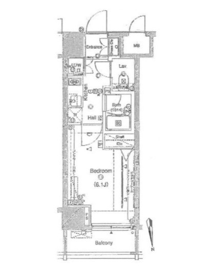 練馬区谷原１丁目の賃貸マンションの間取り