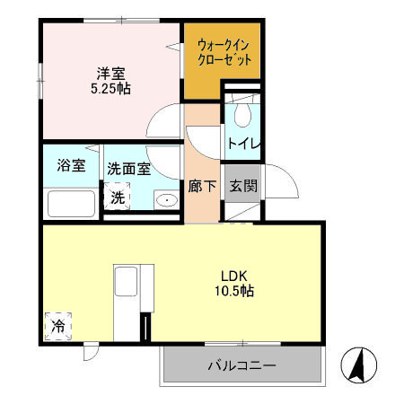 オリーブの間取り