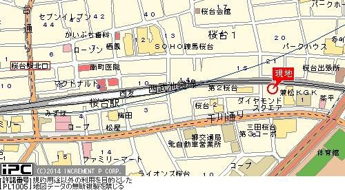 菱和パレス桜台の地図