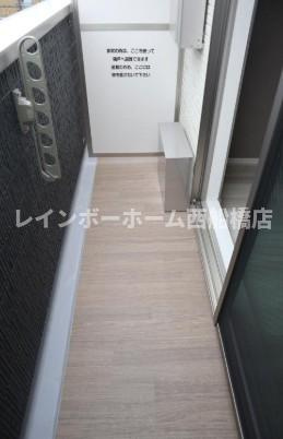 フェルヴェール市川のバルコニー