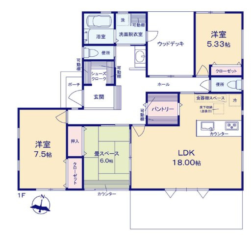 【間取り】 | 3LDKは、リビングダイニングキッチンと3つの居室がある間取り。ファミリー層に非常に人気の高い間取りで、広々としたリビングで家族団らんを楽しみ、個室でプライベートな時間も確保できるのが大きな魅力です。