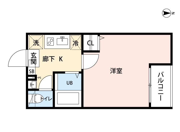 グランクオール西川口NORTHの間取り