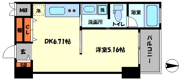 ゼウスニューヨーク5番街の間取り|ゼウスニューヨーク5番街　間取り