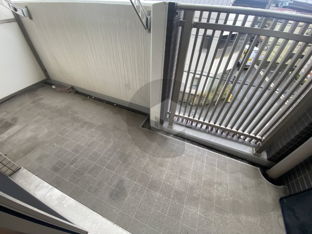 グランガーデン足代新町のバルコニー