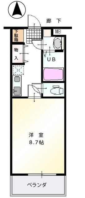 エメサンルーナの間取り