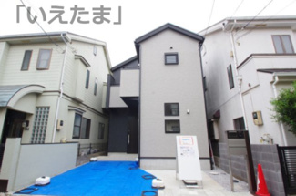 【外観】 | 【仲介手数料無料！！】立川市栄町2丁目　新築戸建て（全1棟）1号棟　4990万円 | 駐車場＋駐輪スペース