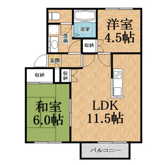 【間取り】 | パレシオングリーンヒルズ