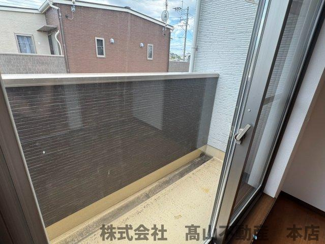 フローラＣのバルコニー
