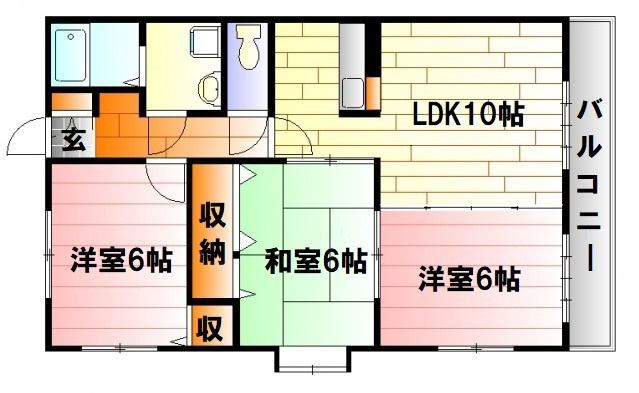 シャンペトルの間取り