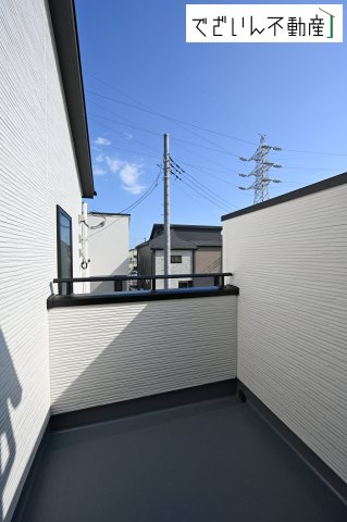 【バルコニー】 | グランシエロ北本市東間７丁目　新築住宅 | ≪3号棟≫
現地(2026年8月撮影)