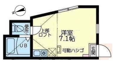 ユナイト弘明寺カールシュミットの間取り