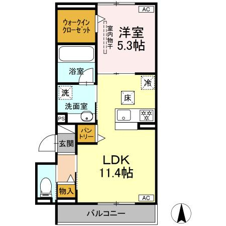 パルセレッソの間取り