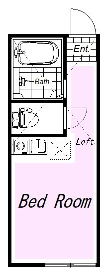ユナイト元住吉ミ・ディスピアーチェの間取り