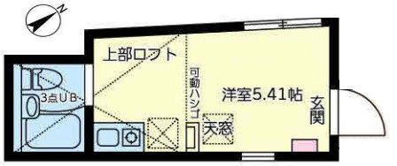 ユナイト和田町スウィーツアンサンブルの間取り