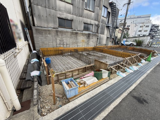 長田区西尻池町２丁目新築戸建B号地の前面道路含む現地写真|撮影日2026年8月3日