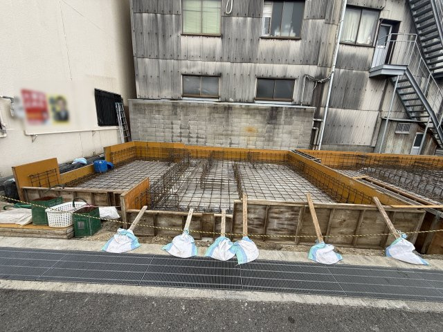 長田区西尻池町２丁目新築戸建B号地の前面道路含む現地写真|撮影日2026年8月3日