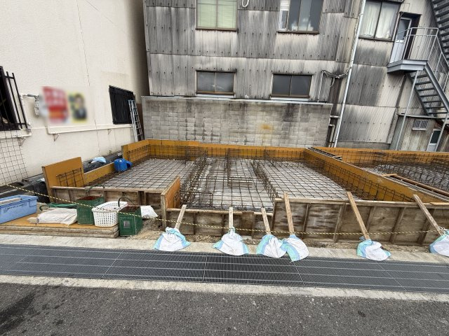 長田区西尻池町２丁目新築戸建B号地の前面道路含む現地写真|撮影日2026年8月3日