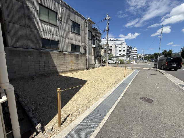 長田区西尻池町２丁目新築戸建B号地の前面道路含む現地写真