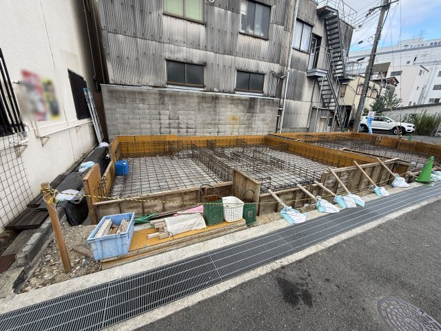 長田区西尻池町２丁目新築戸建B号地の前面道路含む現地写真|撮影日2026年8月3日