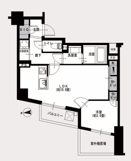 【間取り】 | ロアール豪徳寺
