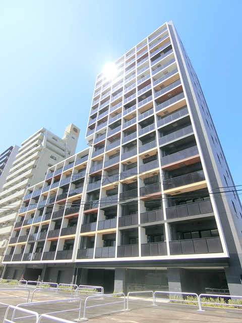 シーズンフラッツ大森西の外観|2026年3月築　RC鉄筋コンクリート造地上15階建て1K～3LDK総戸数115戸
東京都大田区大森西5丁目　京浜急行本線大森町駅徒歩4分.梅屋敷駅徒歩5分