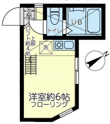 ユナイト三ッ沢ラグジュアリーの間取り
